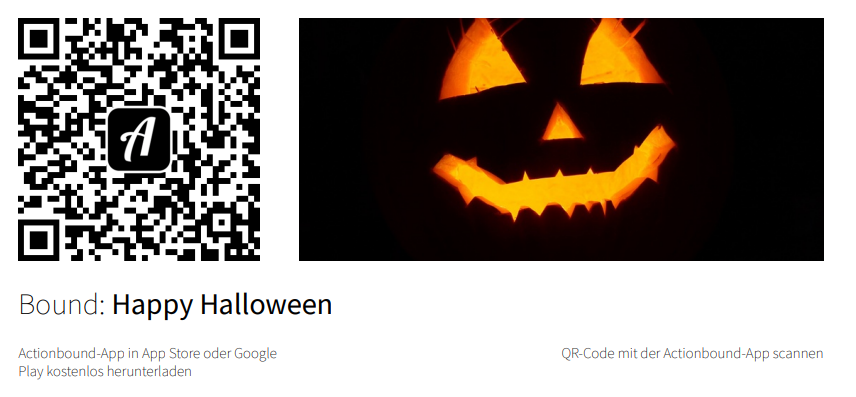QR-Code für Actionbound-Rallye