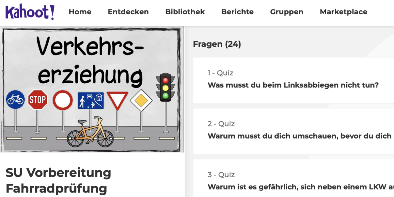 SU Vorbereitung Fahrradprüfung